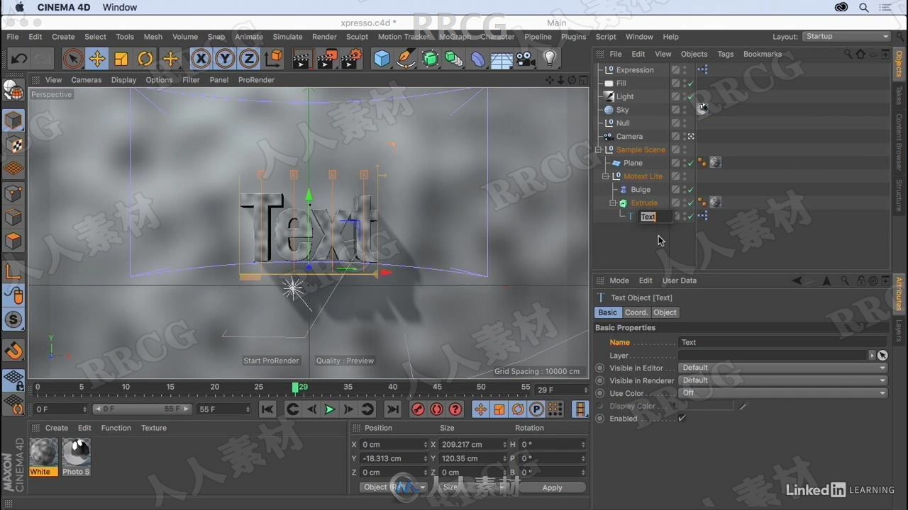 C4D大师级全实例MG动态图形动画艺术制作视频教程