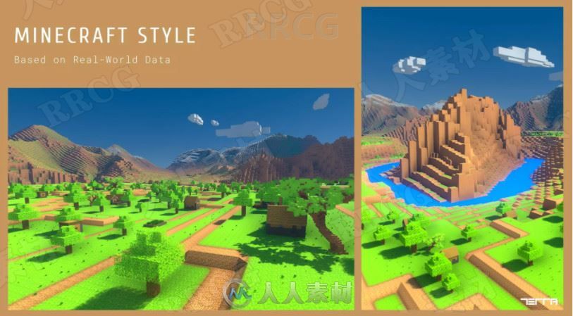 真实自然3D环境地形工具Unity游戏素材资源
