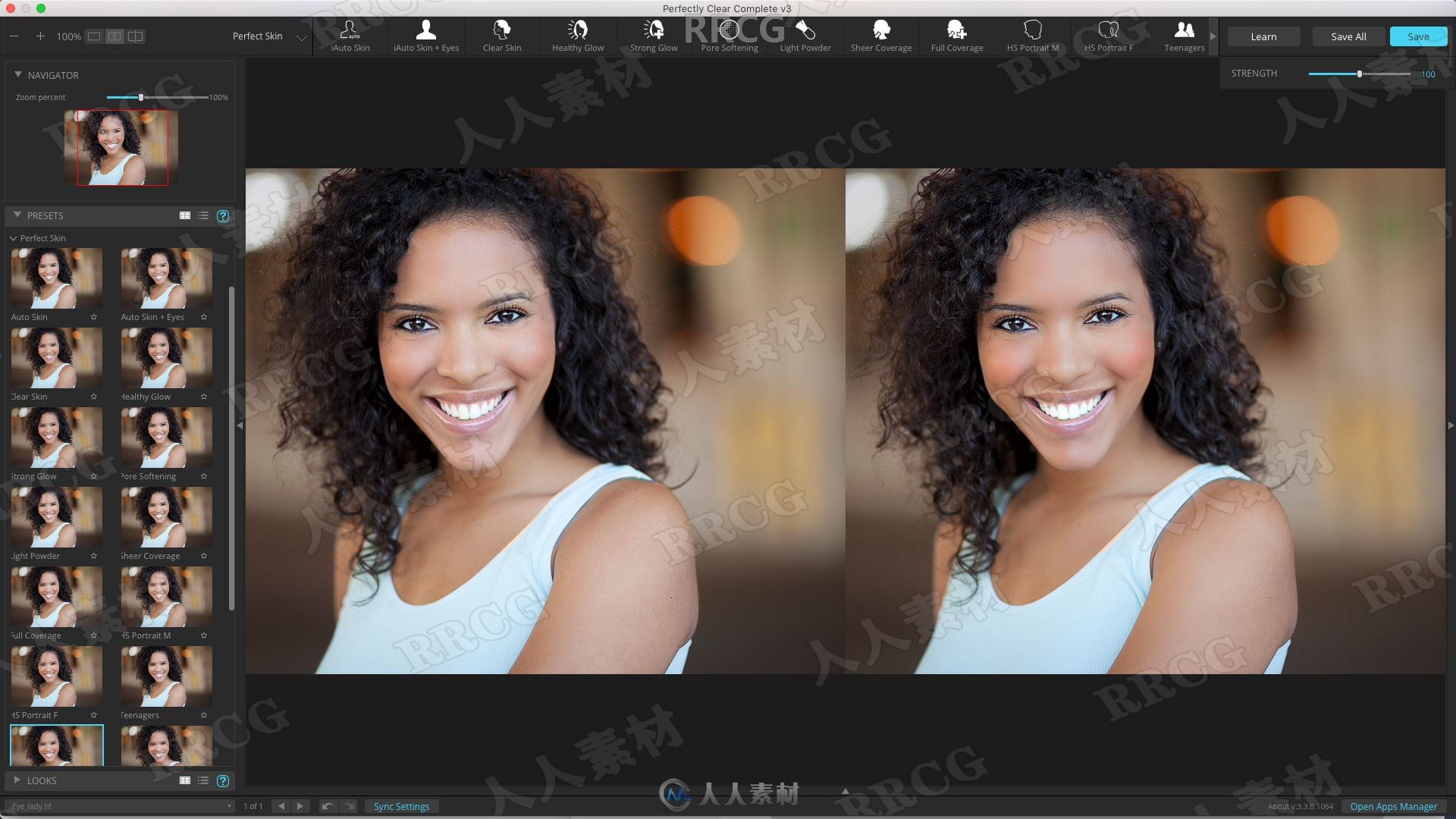 Perfectly Clear WorkBench图像修饰磨皮调色PS与LR插件V4.6.0.2616 Mac版