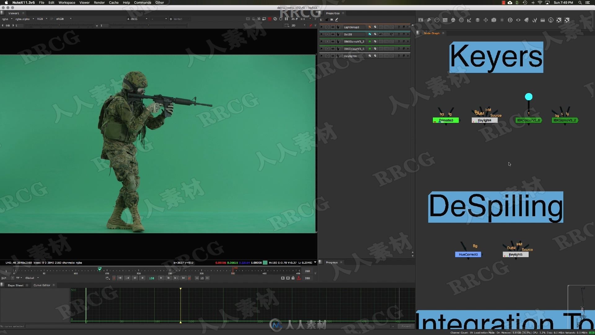 Nuke视效VFX艺术家完整工作流程大师级训练视频教程