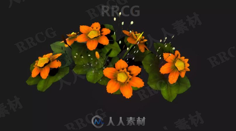 3D梦幻植被花卉个体Unity游戏素材资源
