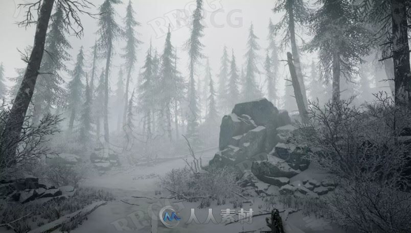 逼真雪雾粒子环境效果视觉特效Unity游戏素材资源