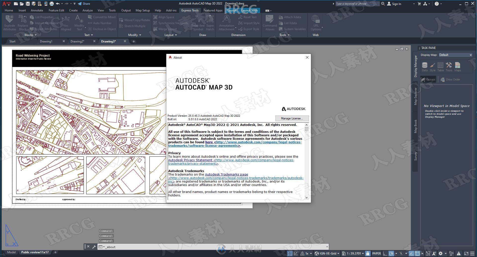 Autodesk AutoCAD Map 3D软件V2024版