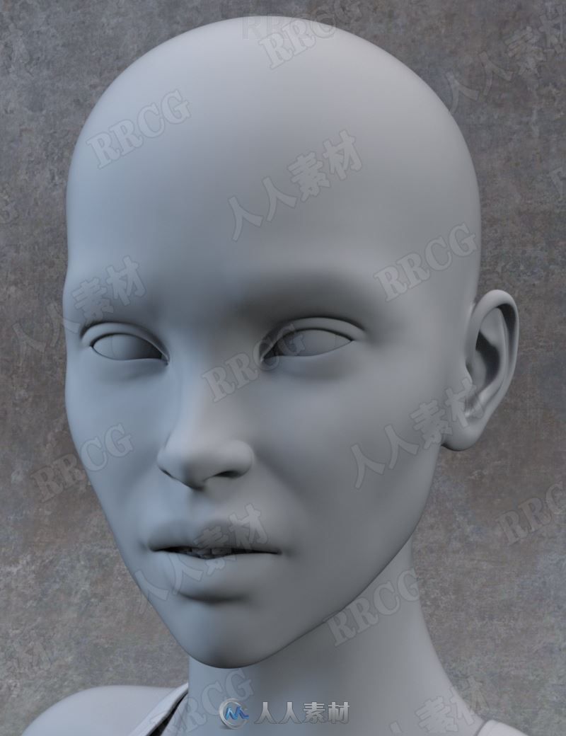 神秘科幻画皮蓝精灵女性角色3D模型合集