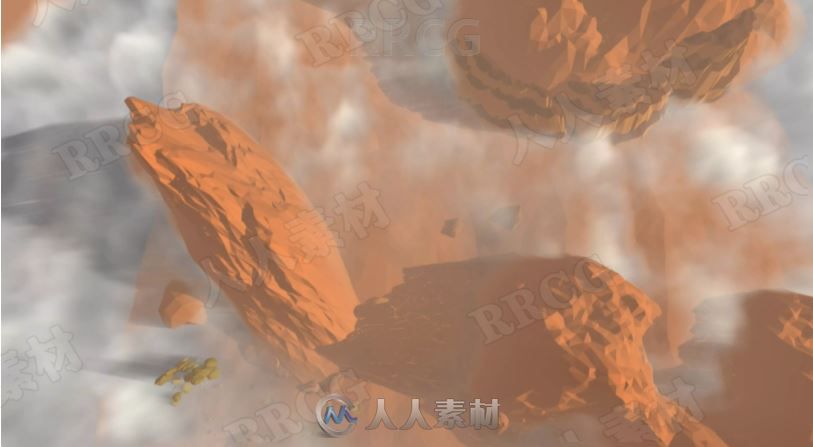 立体逼真烟雾雾霾全屏与镜头效果着色器Unity游戏素材资源