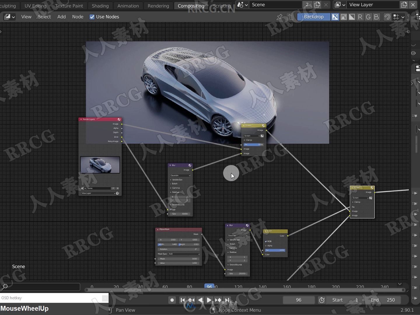 Blender特斯拉汽车硬表面建模制作训练视频教程