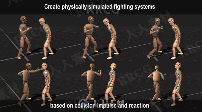 创建和编辑木偶布娃娃物理系统Unity游戏素材资源