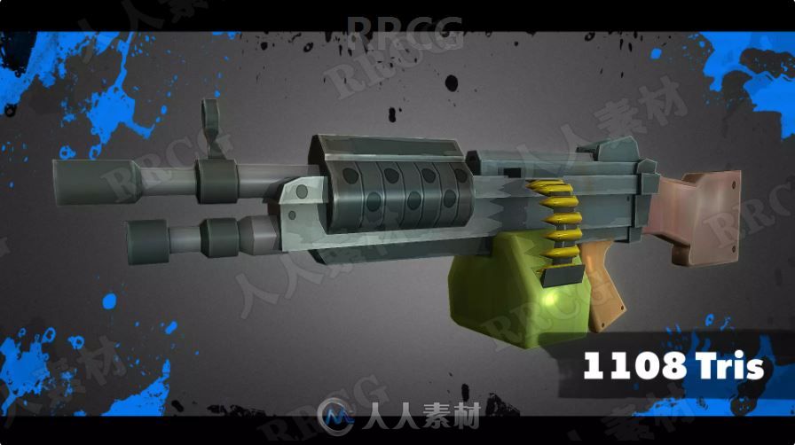 30个低聚逼真3D枪支武器道具Unity游戏素材资源