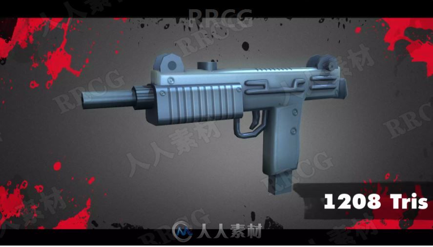 30个低聚逼真3D枪支武器道具Unity游戏素材资源