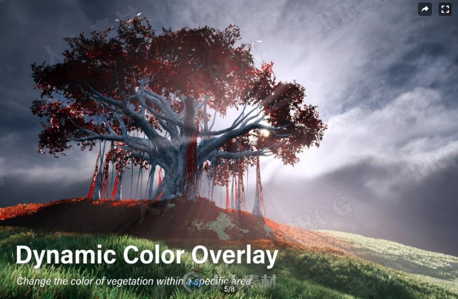 自然植被环境着色器视觉特效Unity游戏素材资源