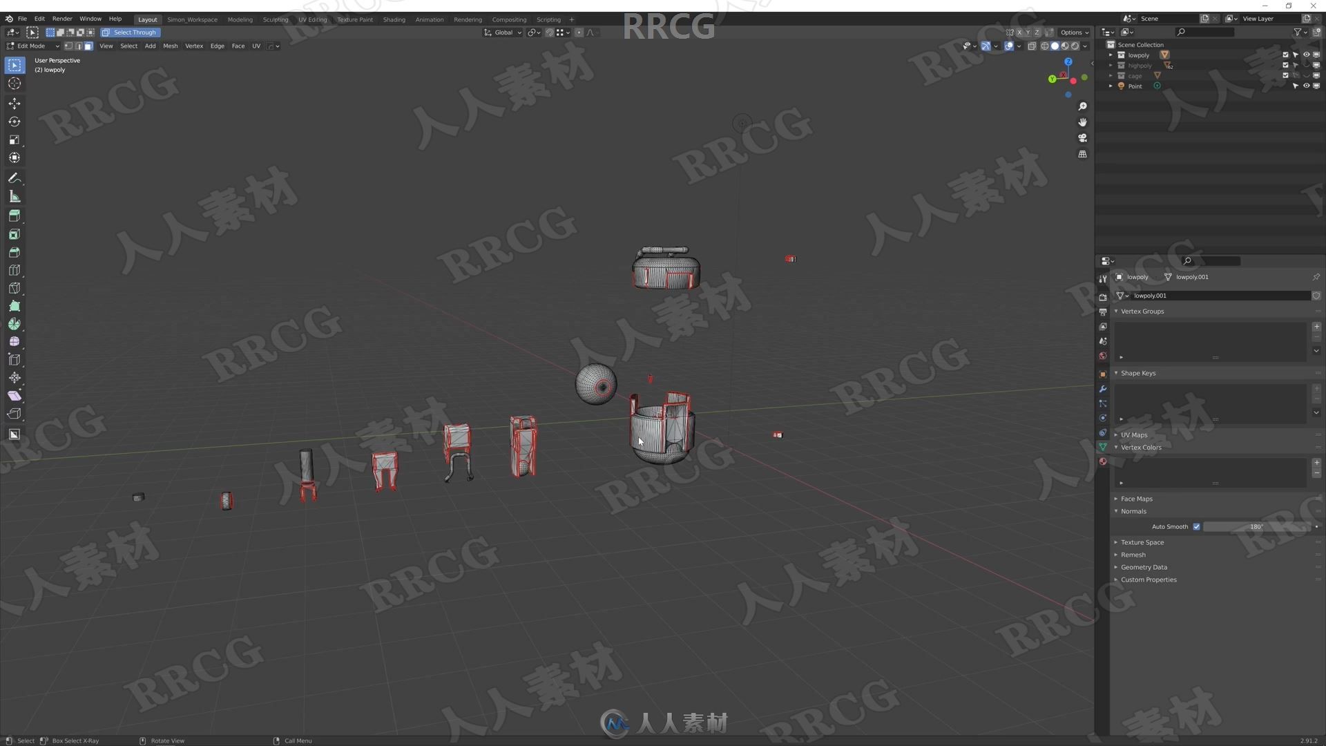 Blender科幻游戏机器人完整制作工作流程视频教程