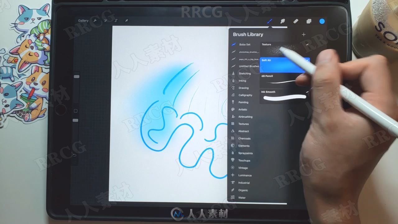 Procreate分步绘制Eevee插图详细过程数字绘画视频教程