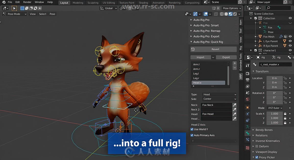 Auto-Rig Pro Blender插件扩展Quick Rig V1.25.15版