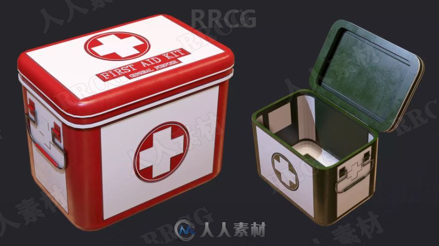 30个小型医疗急救3D道具Unity游戏素材资源