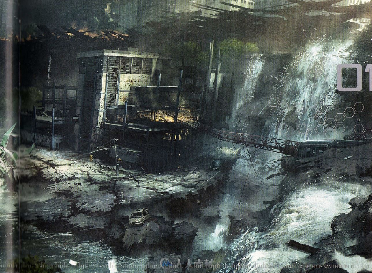 《孤岛危机2》游戏场景官方设定画集