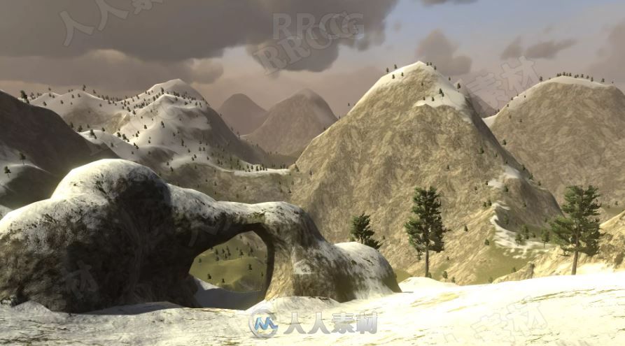 大自然环境逼真洞穴地形场景Unity游戏素材资源