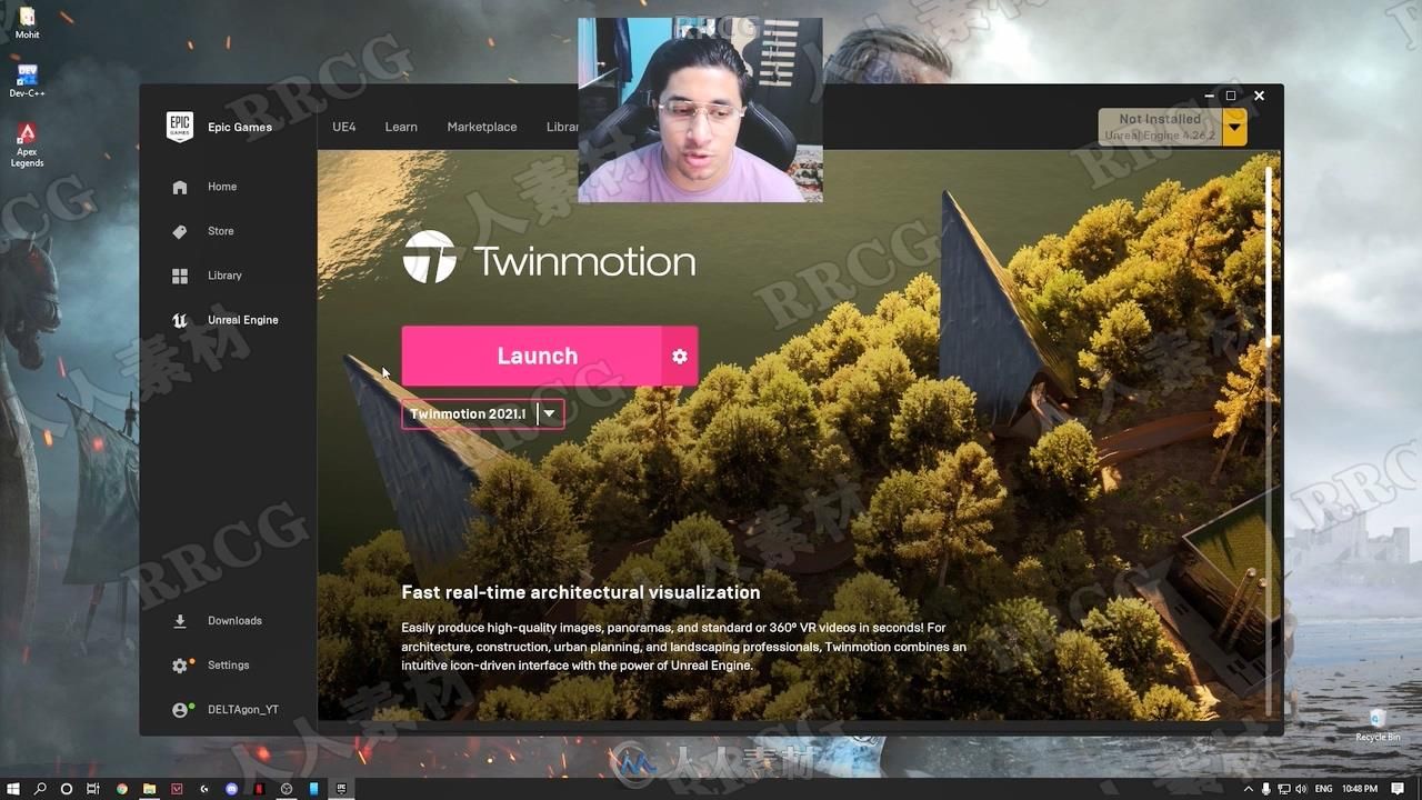 Twinmotion可视化渲染初学者入门训练视频教程