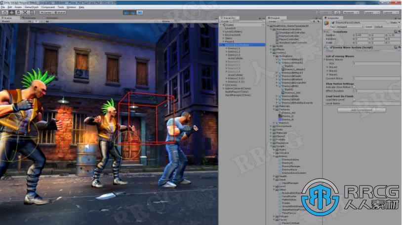 动画角色打斗闯关3D完整模板系统Unity游戏素材资源