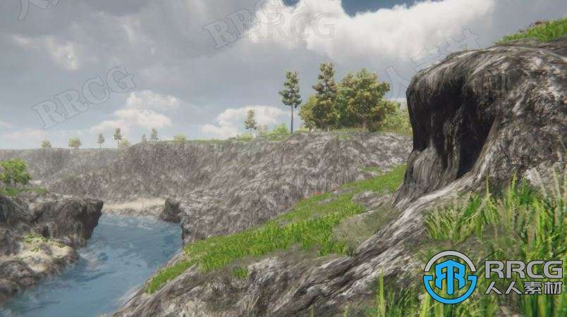 自然悬垂洞穴地形工具Unity游戏素材资源