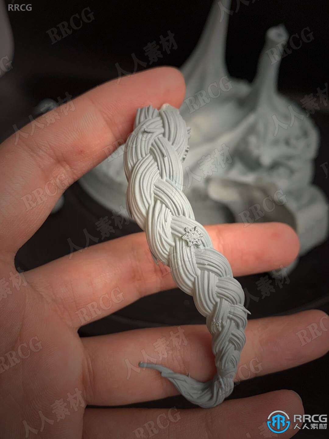 冰雪奇缘艾莎公主角色雕像3D打印模型