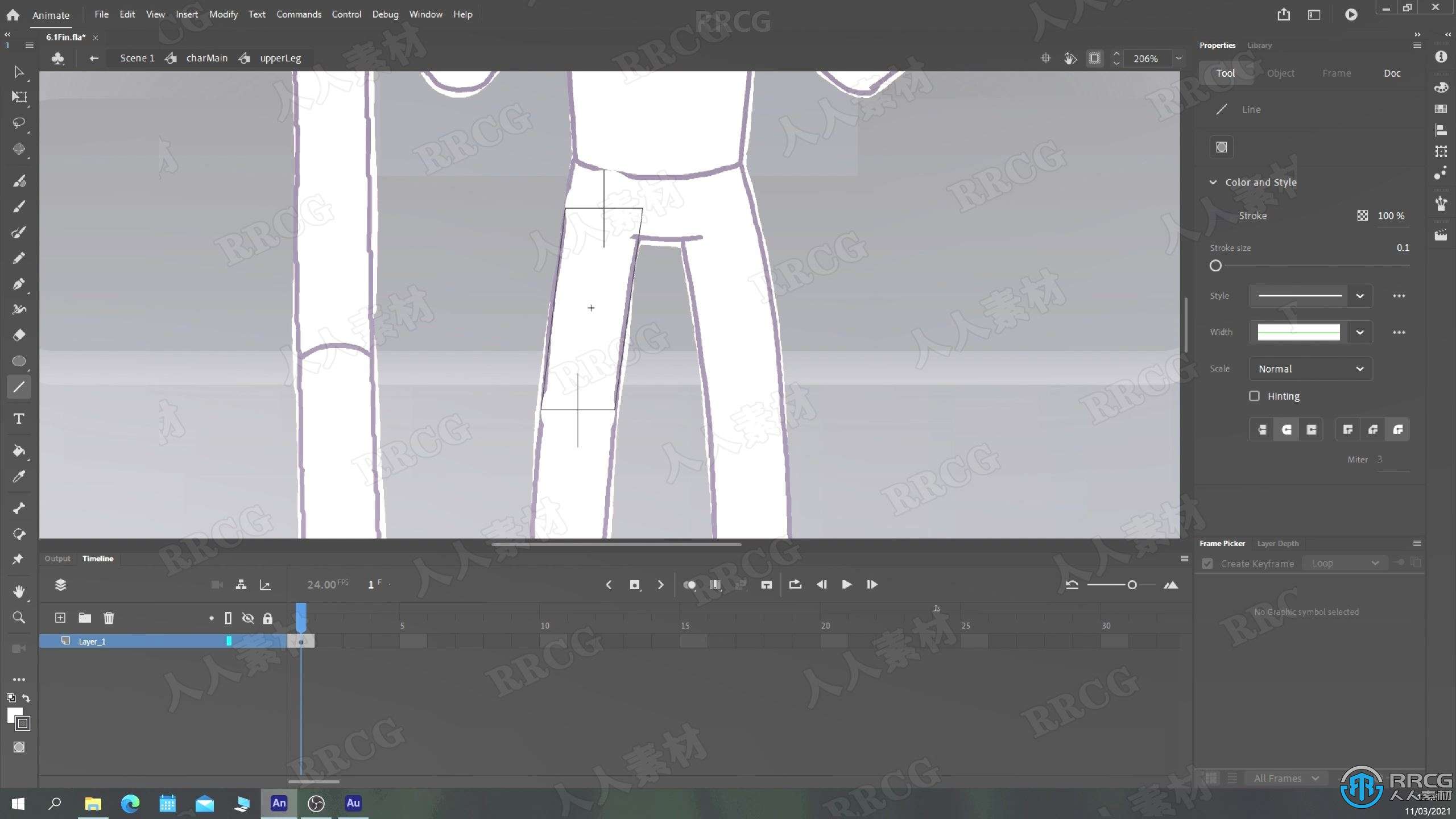 Adobe Animate2D逐帧酷炫动画完整过程视频教程