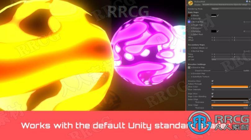 美丽溶解视觉特效着色器工具Unity游戏素材资源