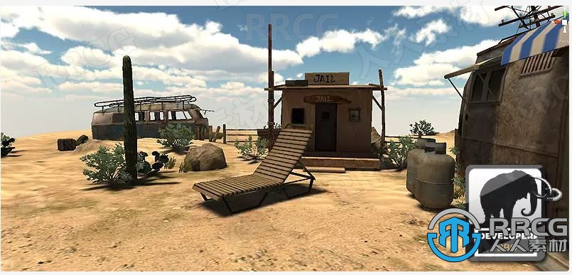 沙漠风景环境场景Unity游戏素材资源