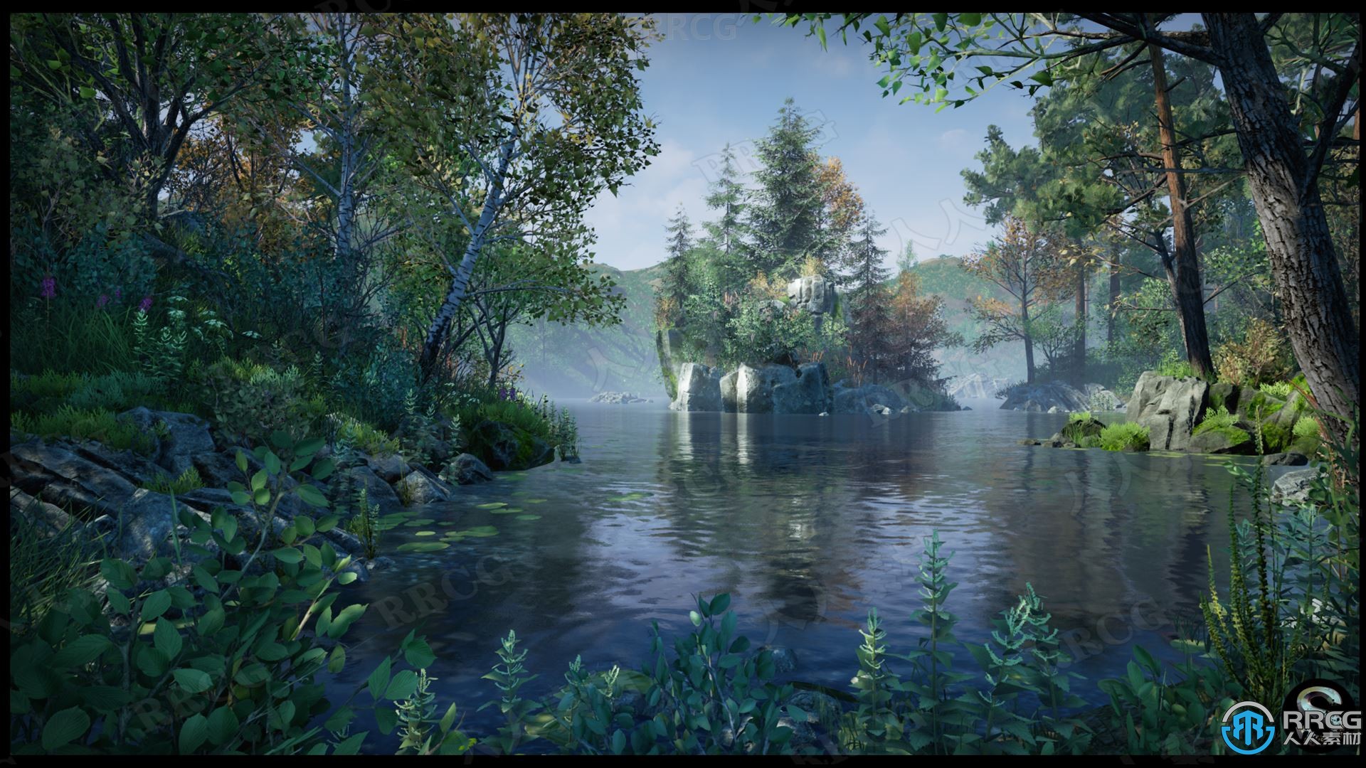创建高质量花卉树木植被模型Unreal Engine游戏素材资源
