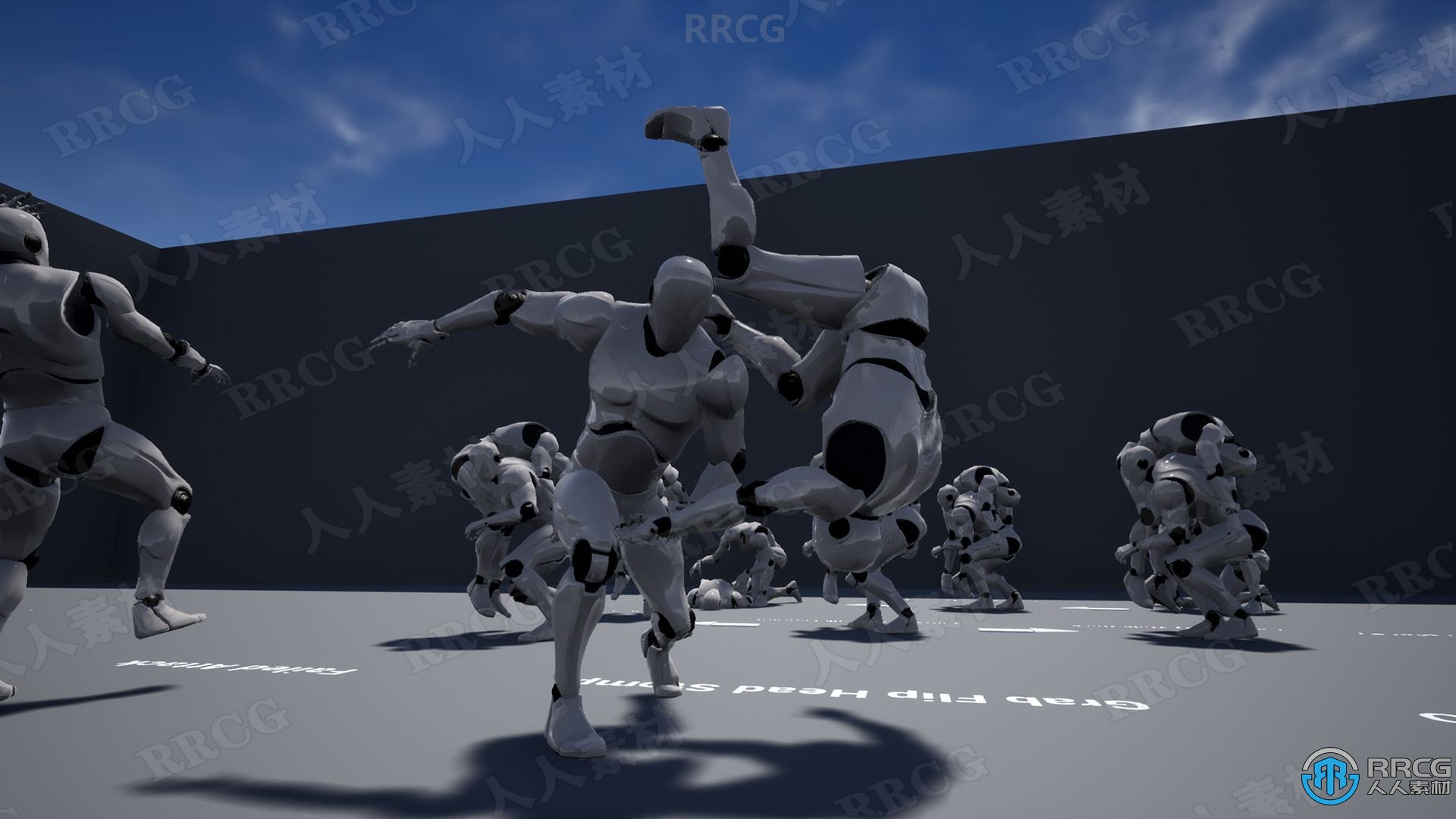 刀/手隐形终结者战斗姿势动画合集Unreal Engine游戏素材资源