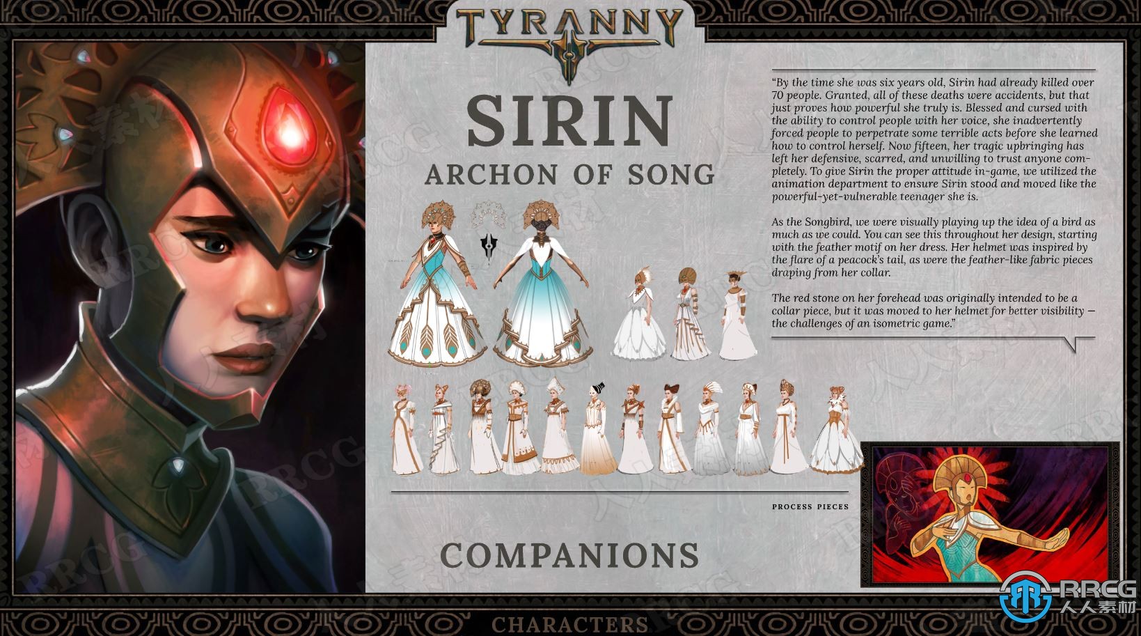 《Tyranny》经典风格RPG游戏官方设定画集