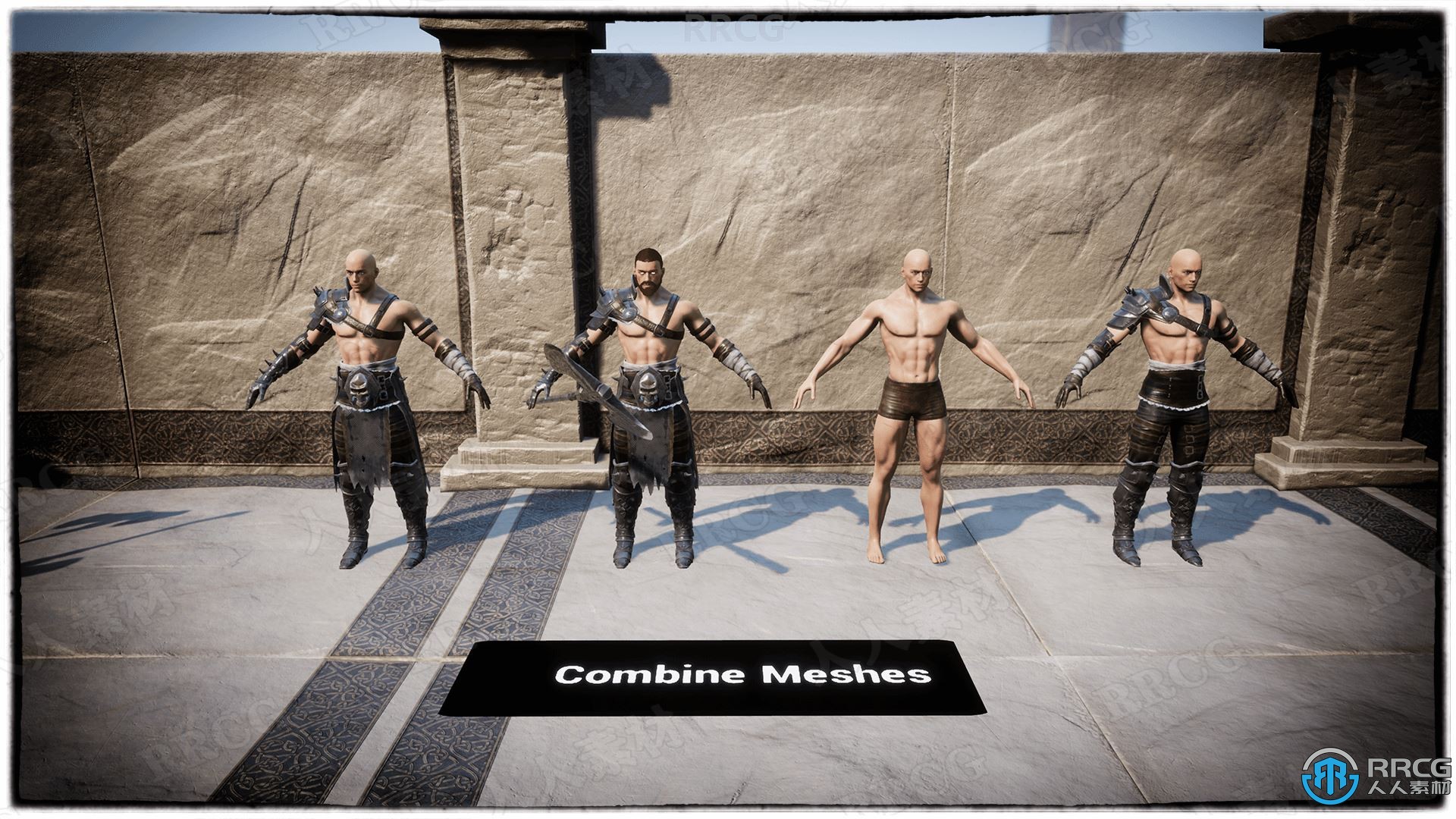 强壮男性战斗角色Unreal Engine游戏素材资源