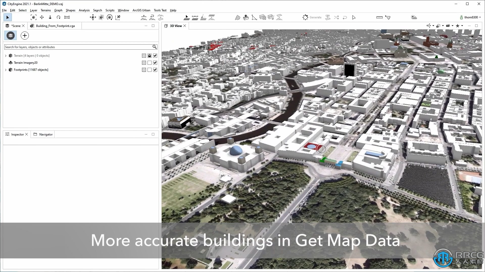Esri发布了CityEngine 2021.1 新增导入OpenStreetMap建筑数据等功能