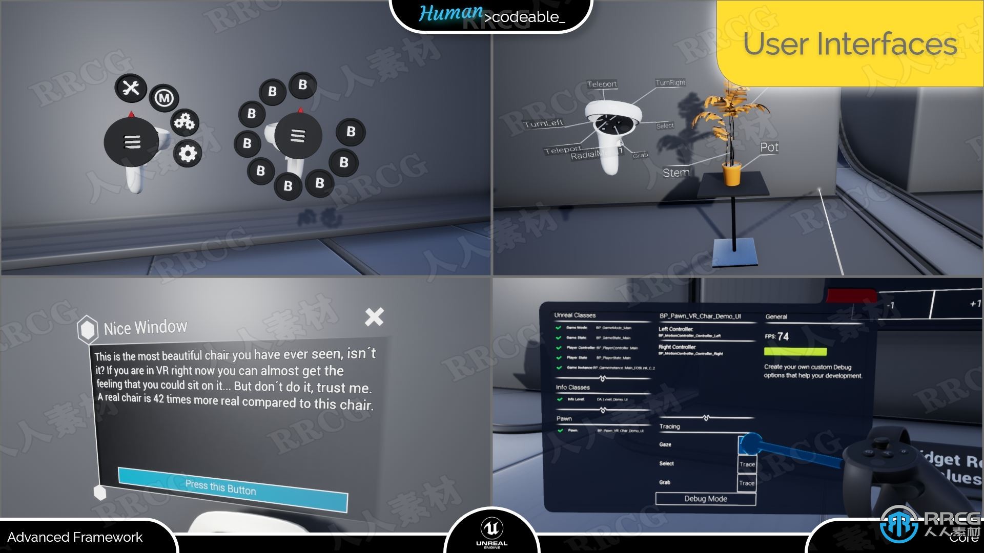 桌面应用程序VR框架Unreal Engine游戏素材资源