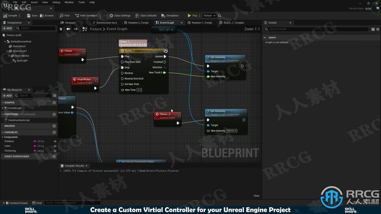 Unreal Engine虚拟控制器实例制作训练视频教程