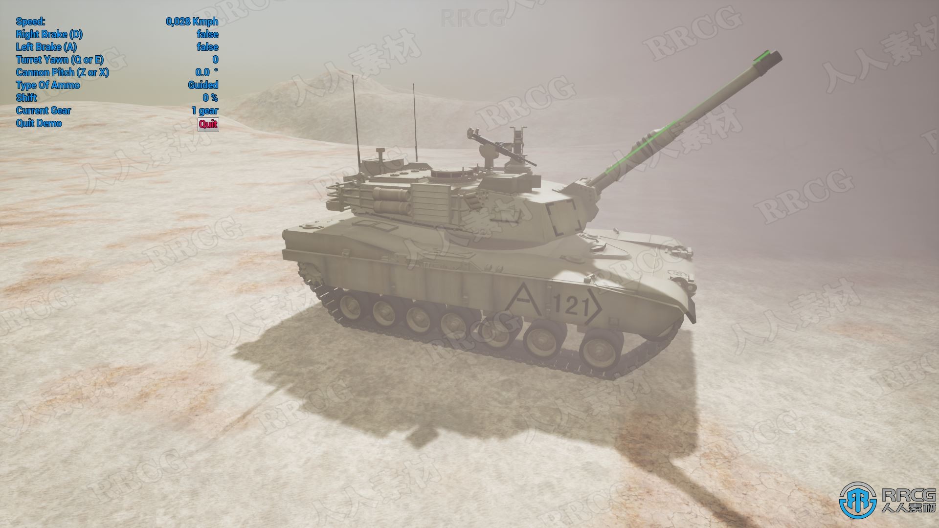 可驱动AI移动瞄准坦克Unreal Engine游戏素材资源