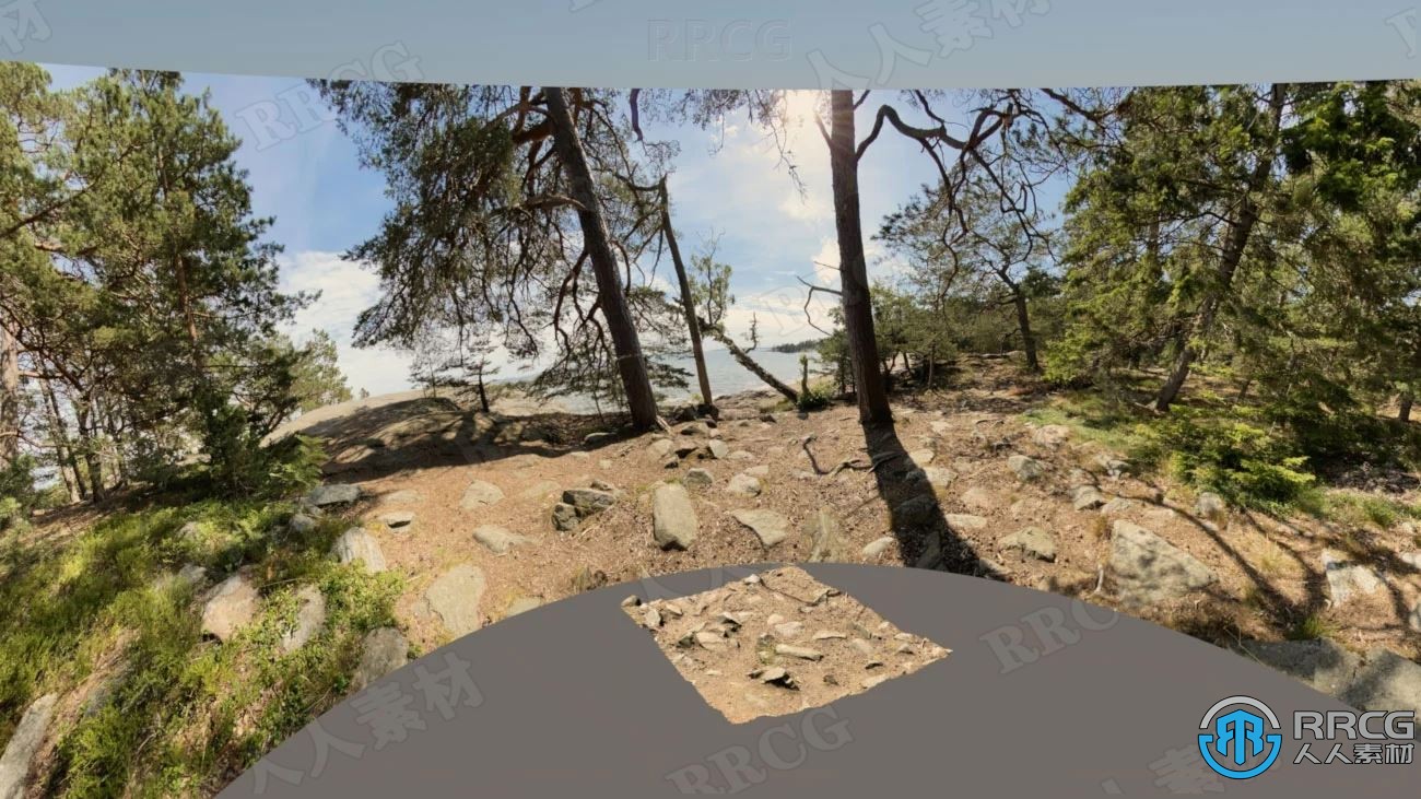 室外自然岩石凹凸地面场景3D模型合集