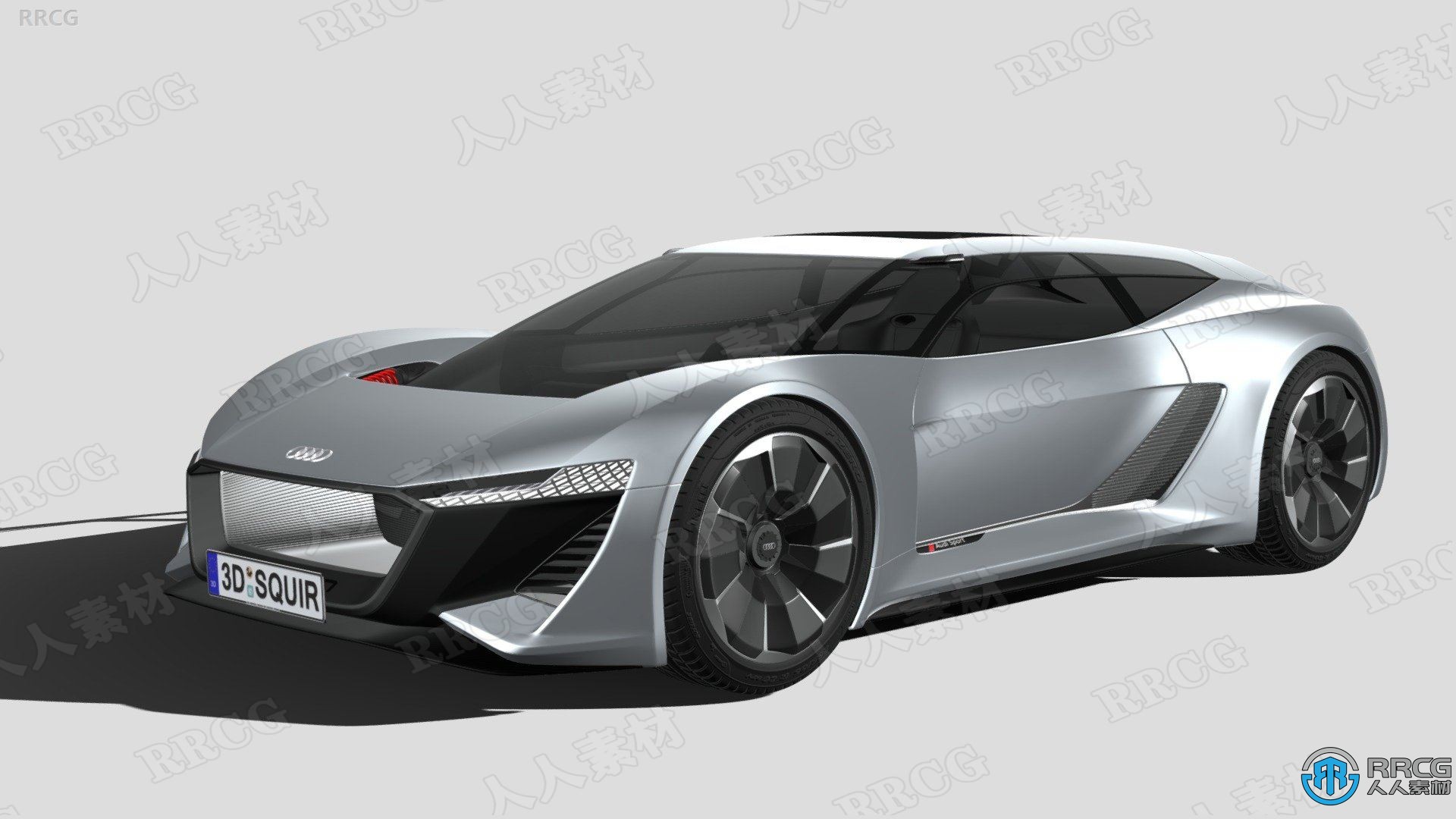 34组奥迪Audi品牌汽车3D模型合集