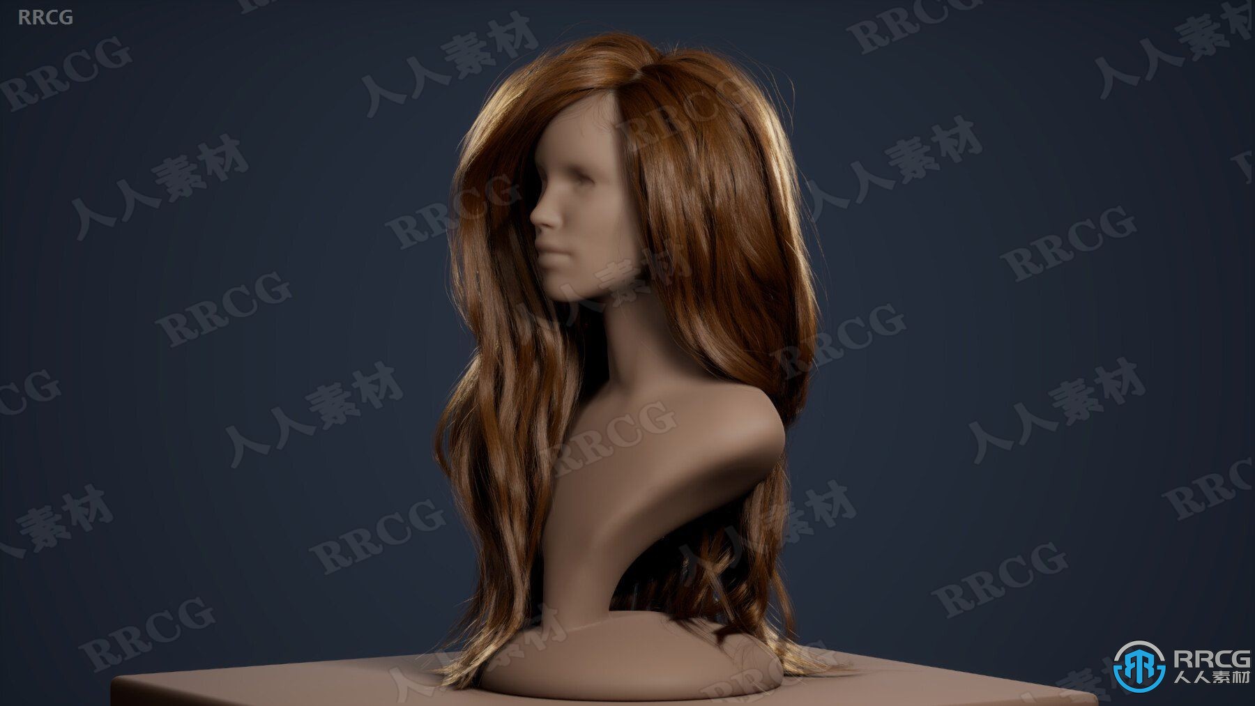 【RRCG】Manequinn实时发型头发Groom插件Unreal游戏素材资产