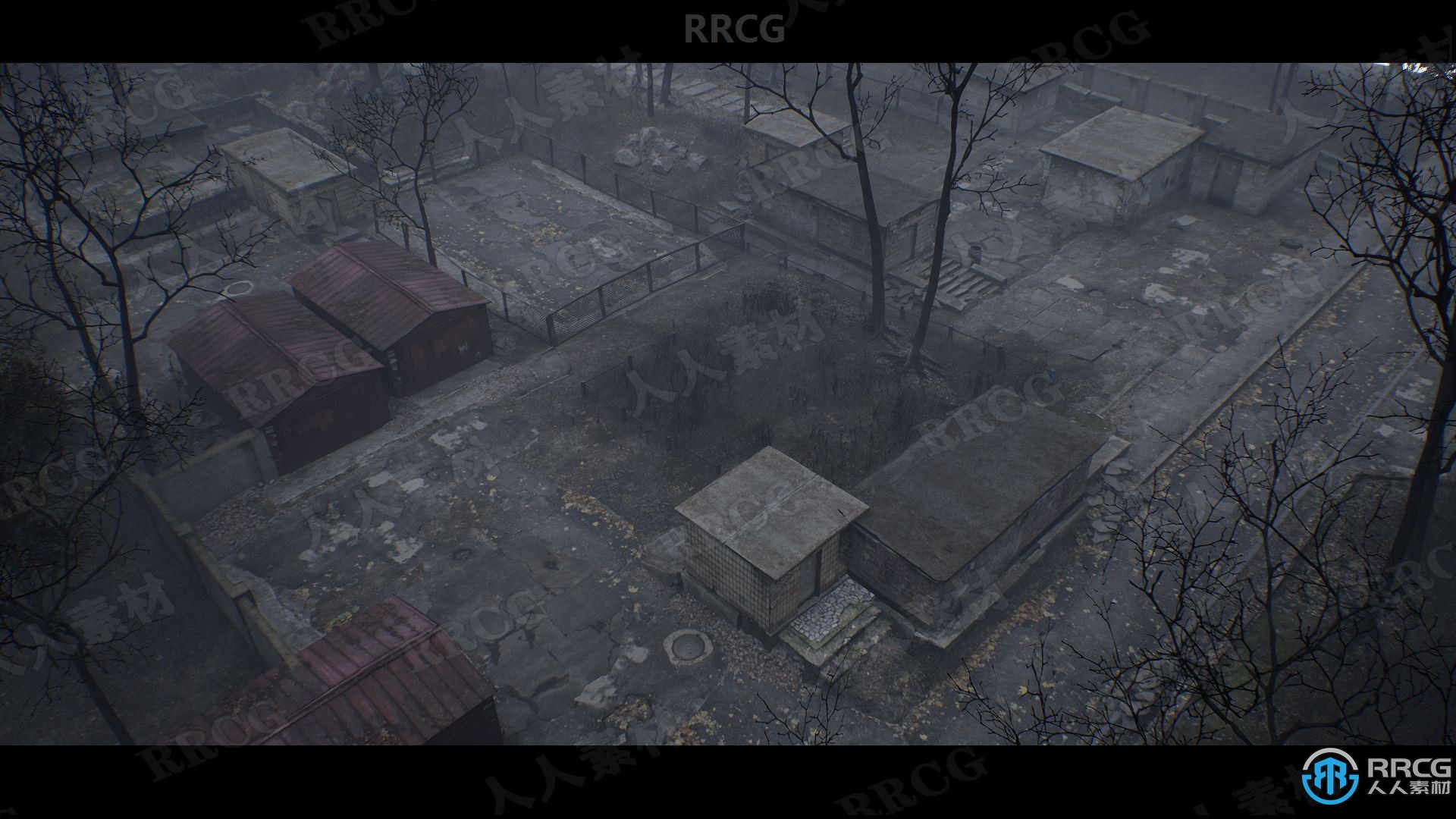 东欧贫民窟场景环境建筑物道具Unreal Engine游戏素材资源