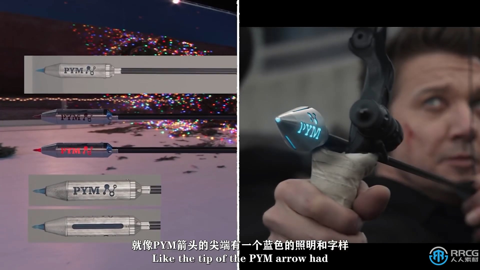 【中文字幕】漫威美剧《鹰眼》VFX视效解析视频  箭矢完整创建过程