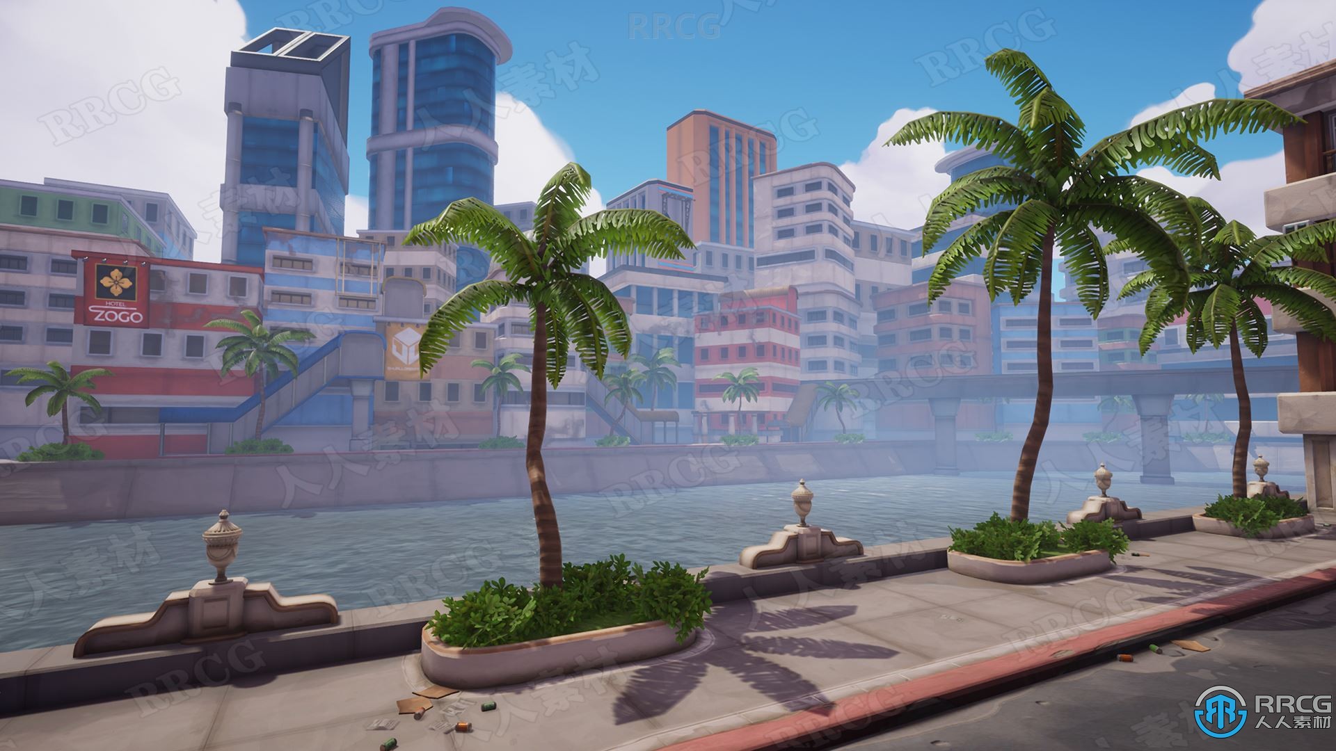 完全组装环境照明风格化资产Unreal Engine游戏素材资源