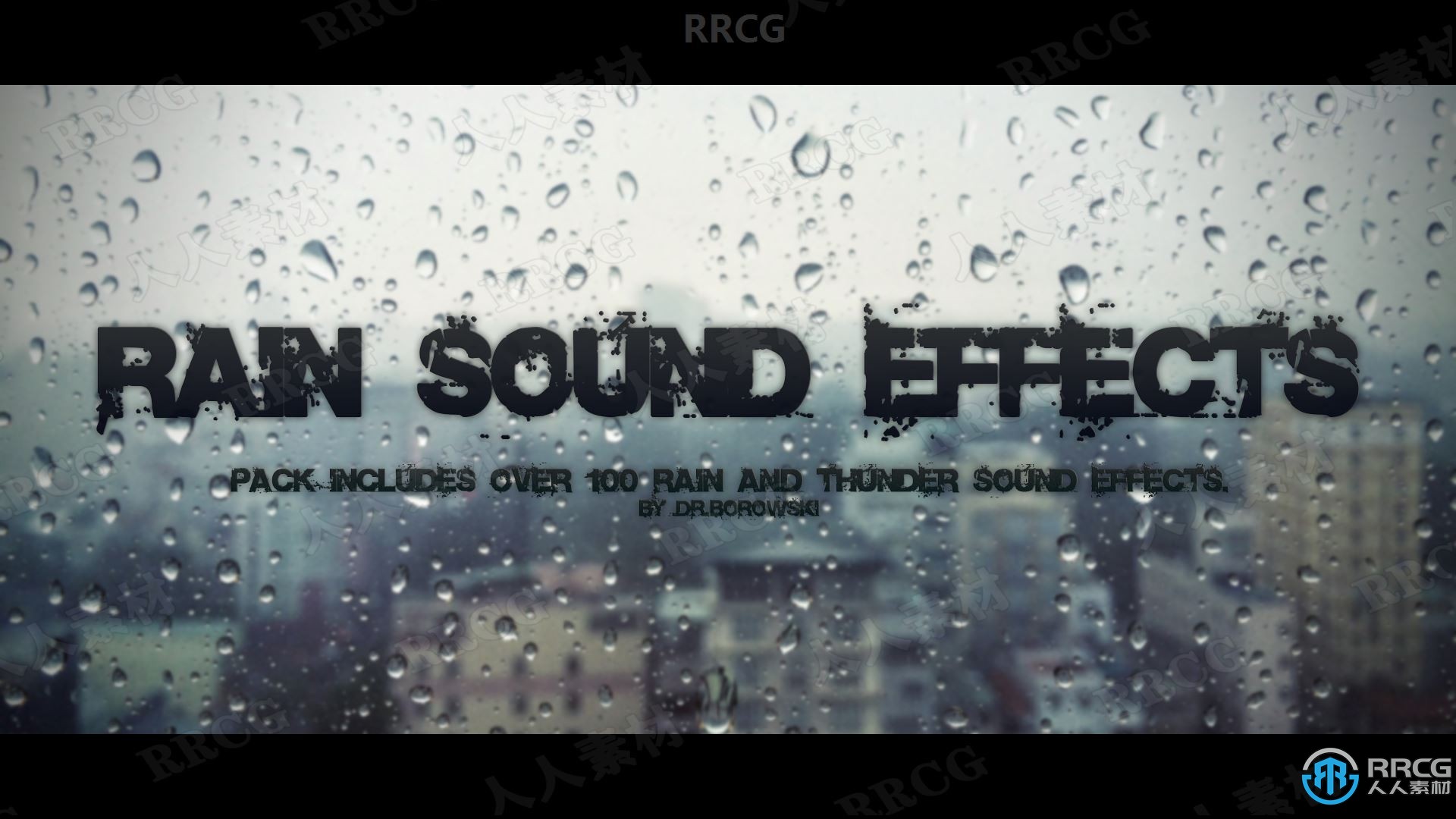 100种雨声效果音效Unreal Engine游戏素材资源