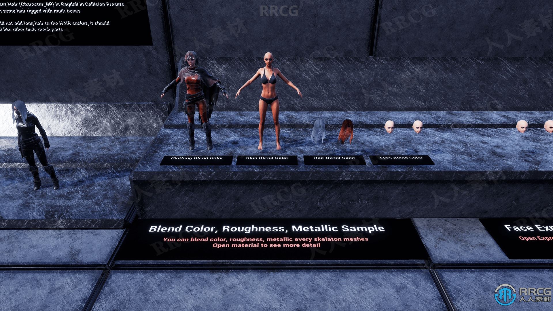 RPG女性刺客角色Unreal Engine游戏素材资源