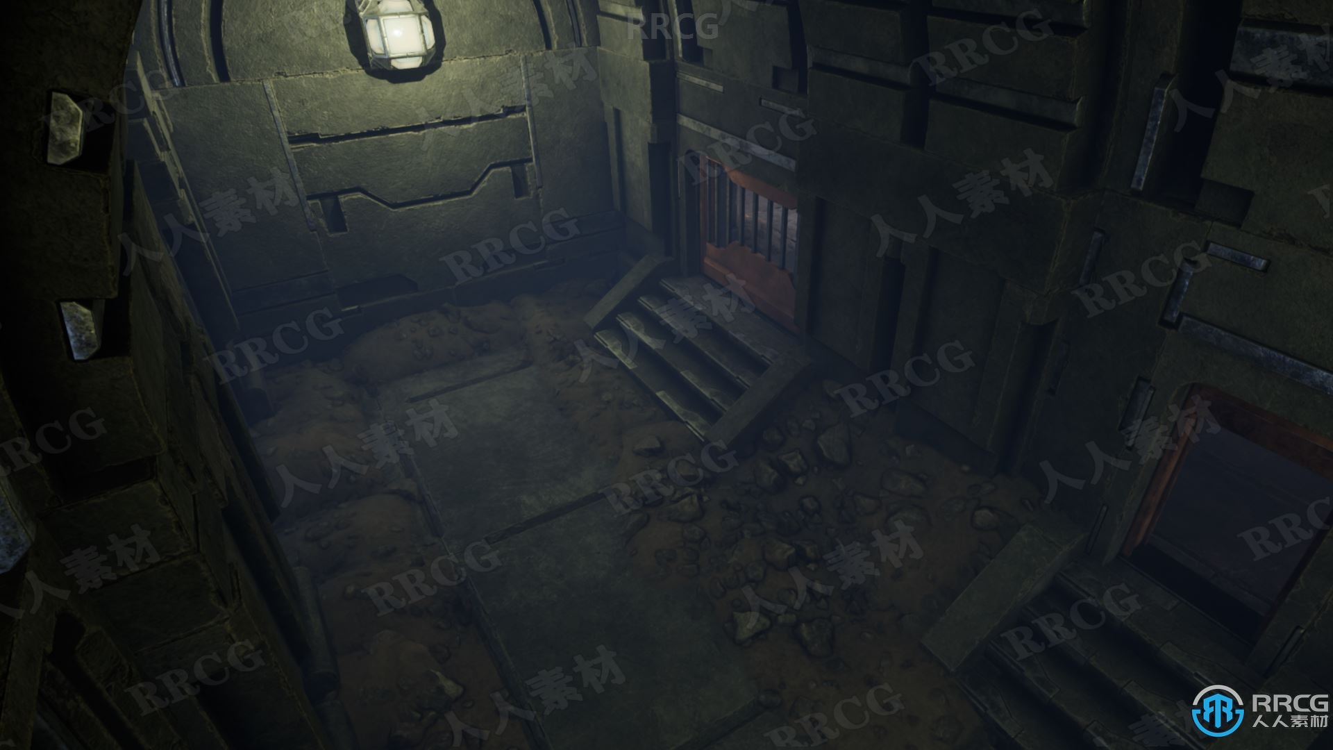 100种高质量模块化废墟环境Unreal Engine游戏素材资源
