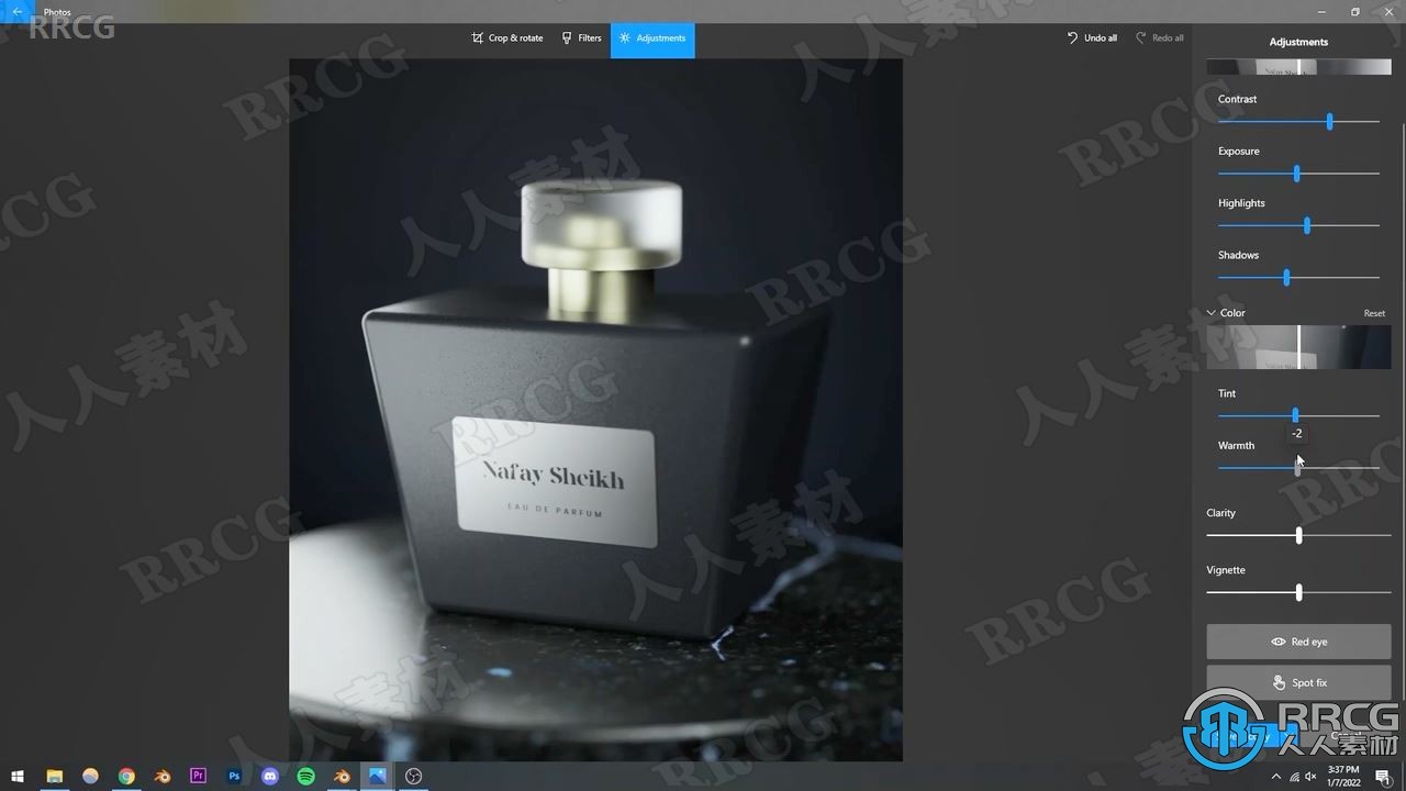 【中文字幕】Blender逼真香水产品可视化技术视频教程