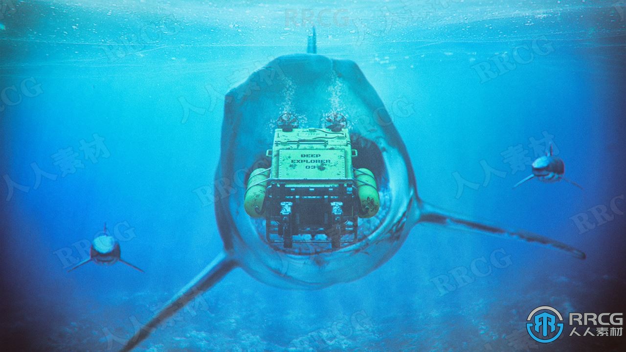 深海潜水探险道具姿势3D模型合集