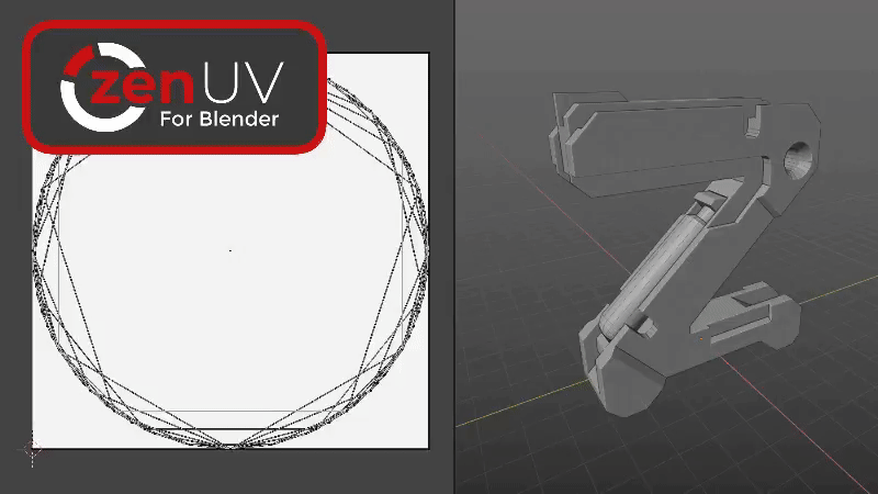 Zen UV快速创建UV工具Blender插件V2.2.3版