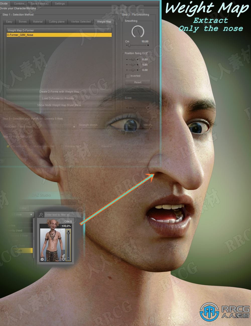 全身面部变形人物角色3D模型合集