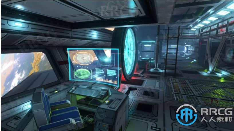 3D科幻环境场景套件Unity游戏素材资源