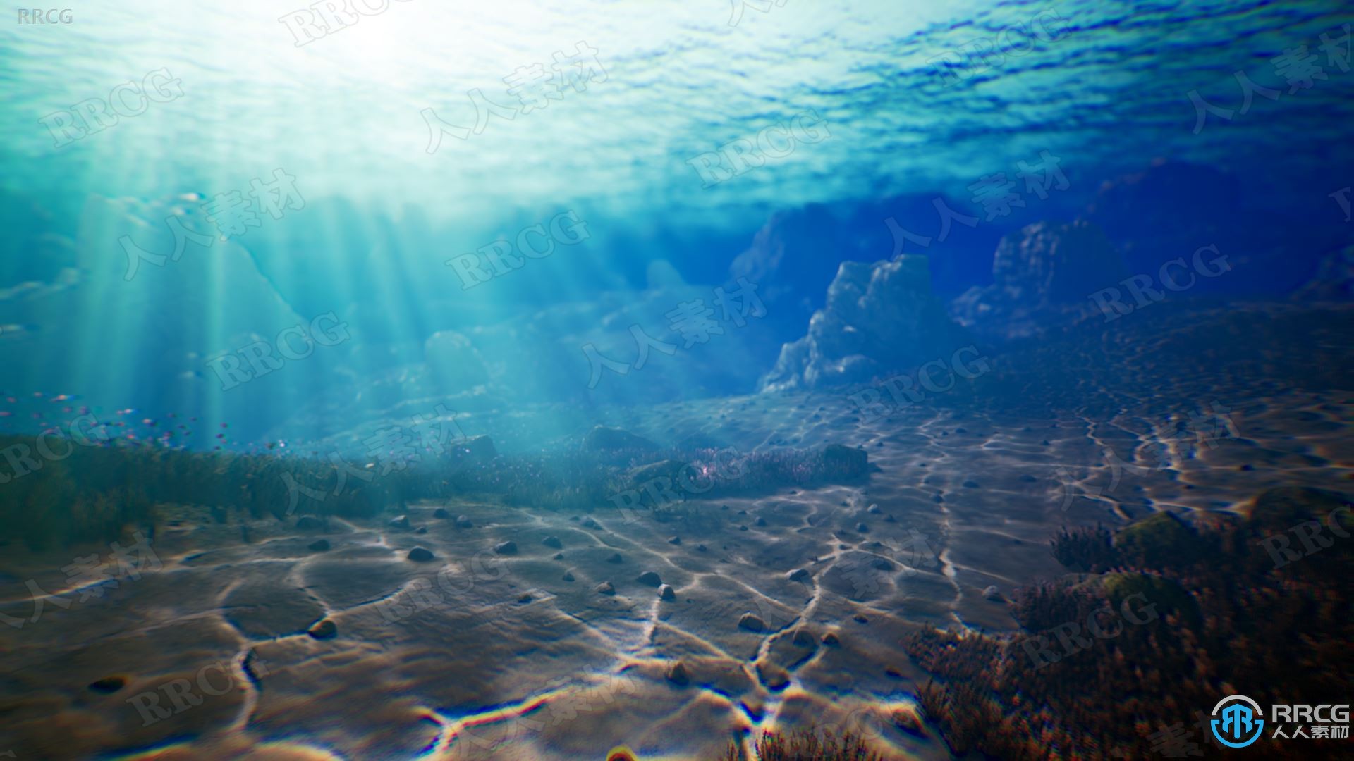 逼真实时海洋海底波浪等插件Unreal Engine游戏素材资源